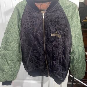Vintage reversible indians zip up